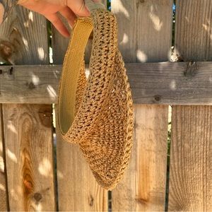 VINTAGE ~ Straw Garden Visor (3/$15 Bundle)